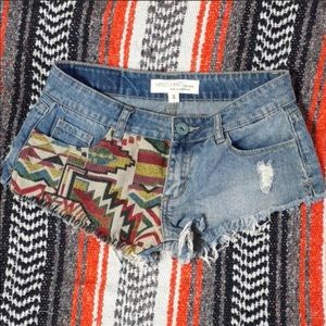 Wyld Hart BOHO Denim Shorts
